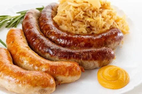 Сосиски с капустой по немецки
