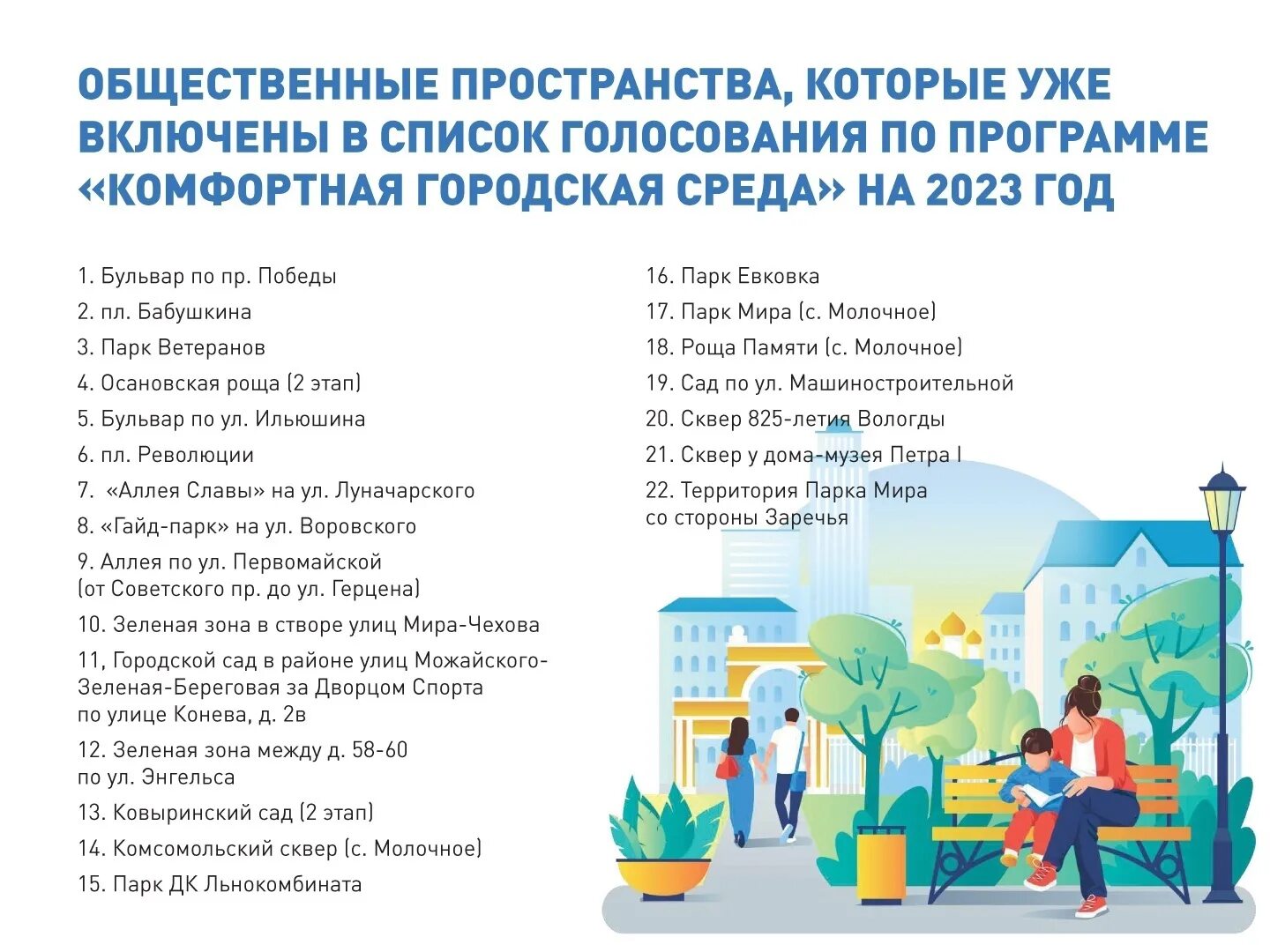 Список общественных работ