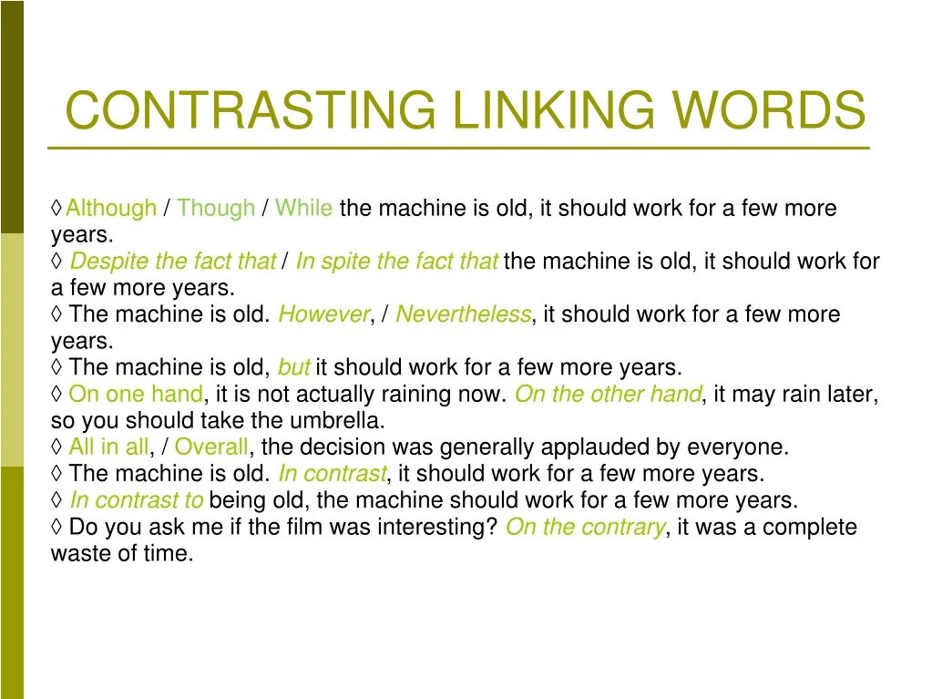 Despite the fact that. Linking в английском. Linking Words and phrases. Linking Words в английском. Contrasting linking Words.