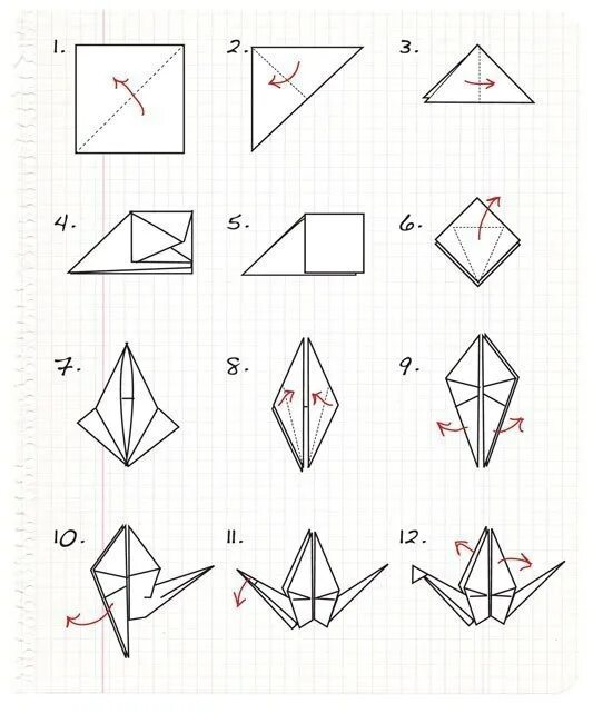Сделать схему оригами. Оригами из бумаги Журавлик схема для начинающих. Журавлик оригами из бумаги схемы для детей простая. Как делать оригами Журавлик. Как сложить журавлика из бумаги поэтапно.