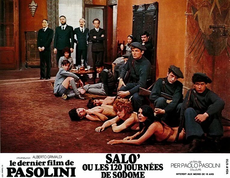 120 дней ада. Сало, или 120 дней Содома (1975)(реж. Пьера Паоло пазолини). Пазолини 120 дней Содома.