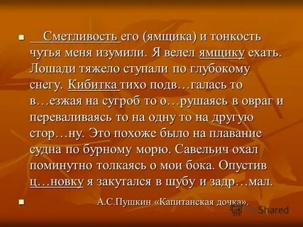 Я велел ехать