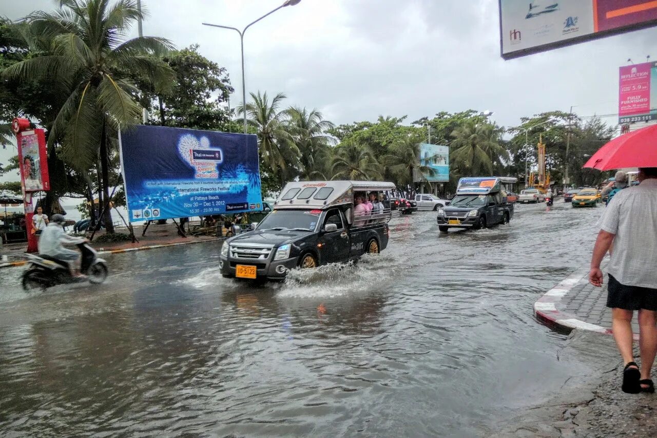 Погода и вода в паттайе