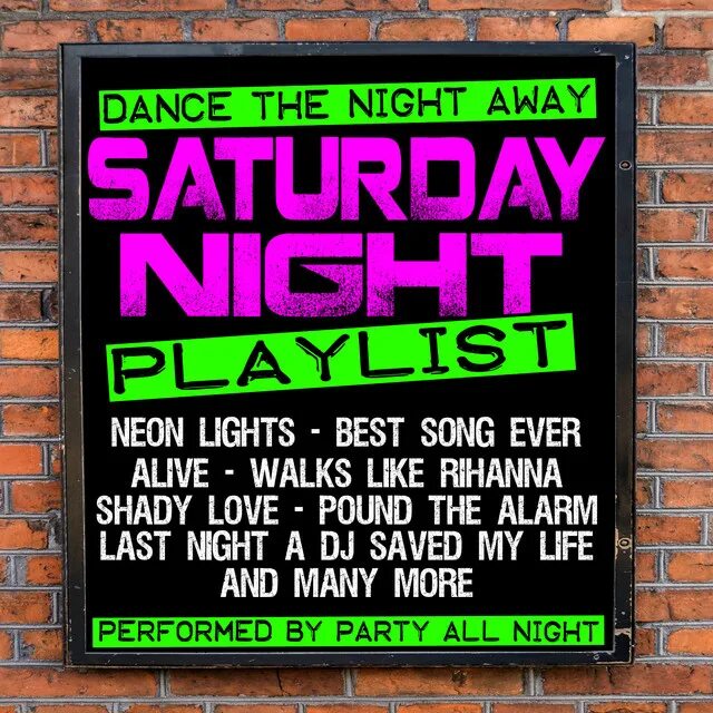 Saturday Night Song. Party Night Song. Shady Night. Night/Shade: you're the drug. Night playlist