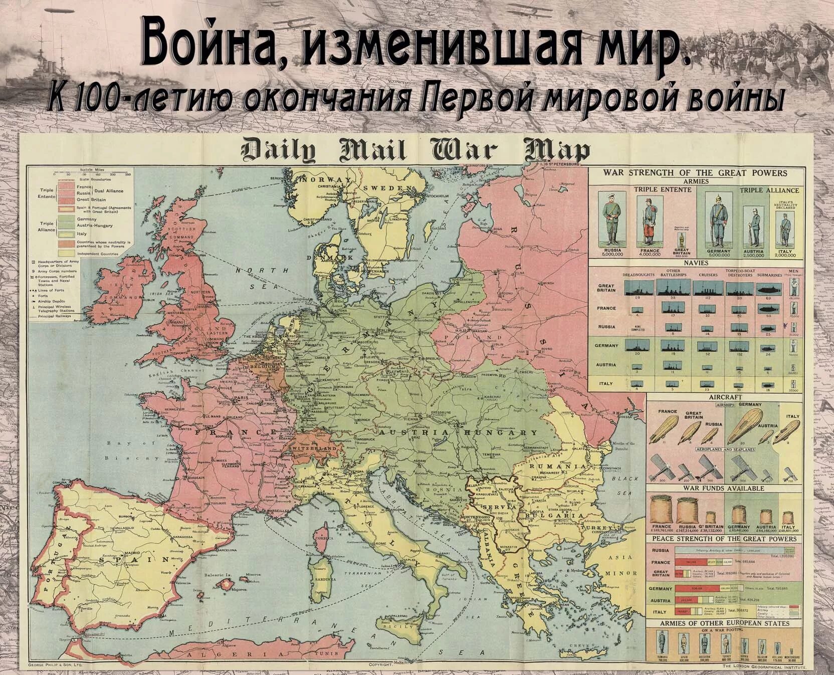 Европа в 1 мировую войну