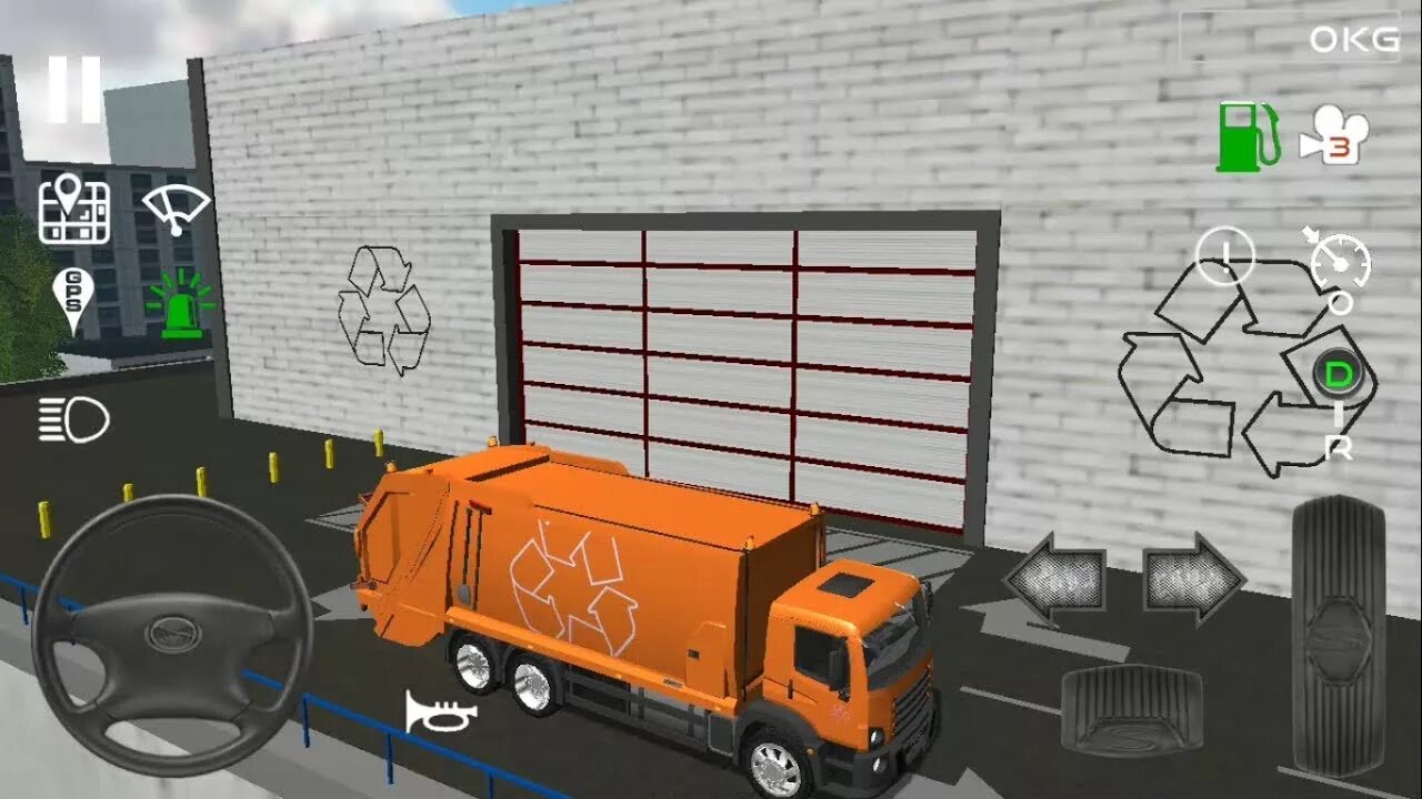 Trash simulator. Trash truck simulator. skisoft games. как снять бак мусорный с машины в игре trash truck simulator.
