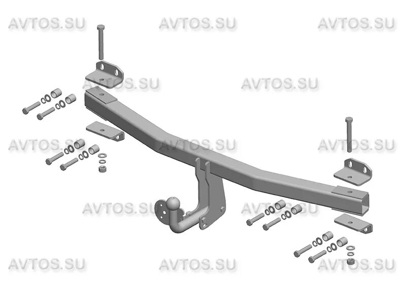 Каталог avtos. Фаркоп Avtos ТСУ Volkswagen Touareg (2003-2010). Vw20 фаркоп. Болты крепления фаркопа Таурег. Фаркоп на Туарег 2005.