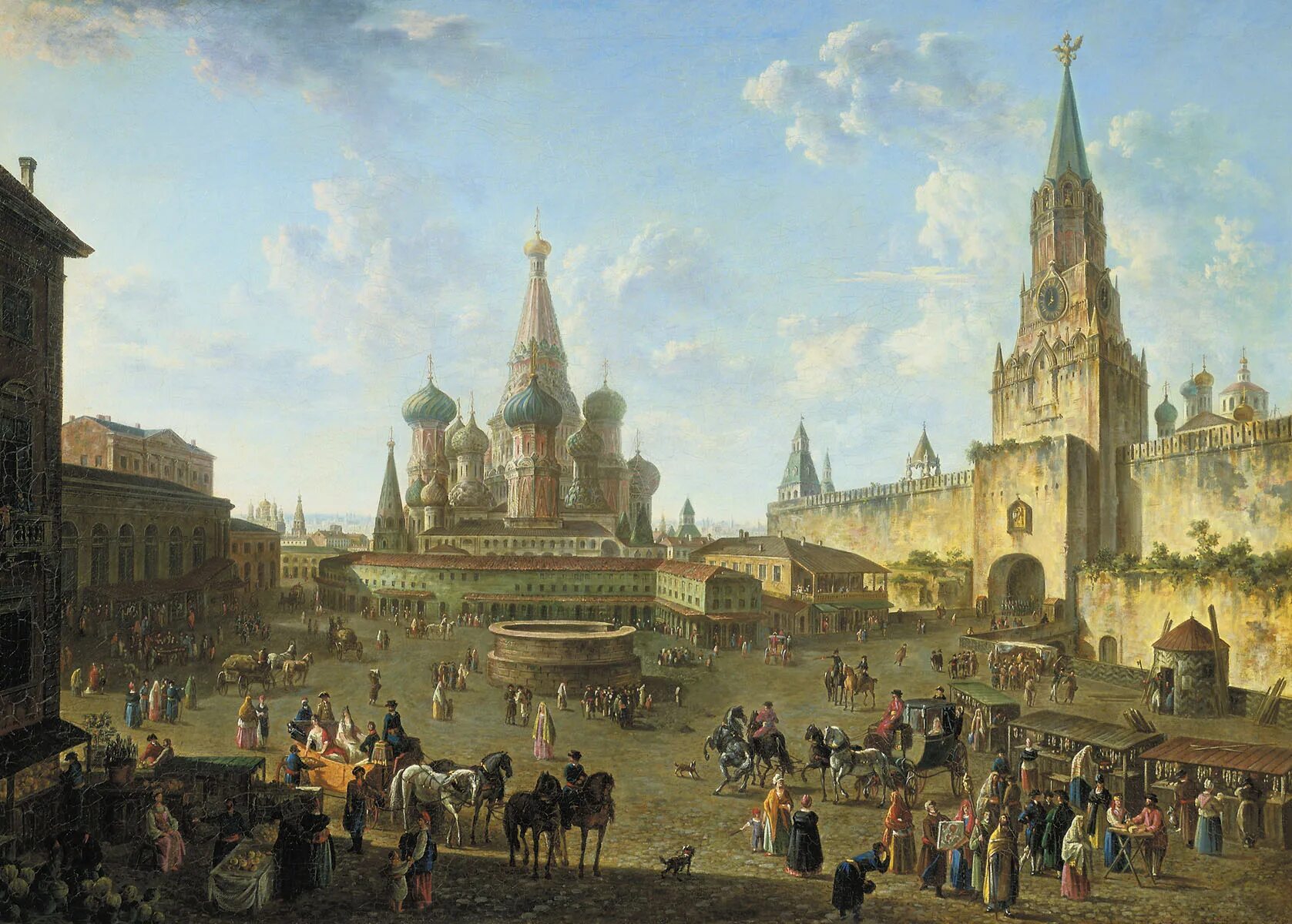 История 1800 годов. Фёдор Яковлевич Алексеев красная площадь в Москве. Ф. Алексеев «красная площадь в Москве».