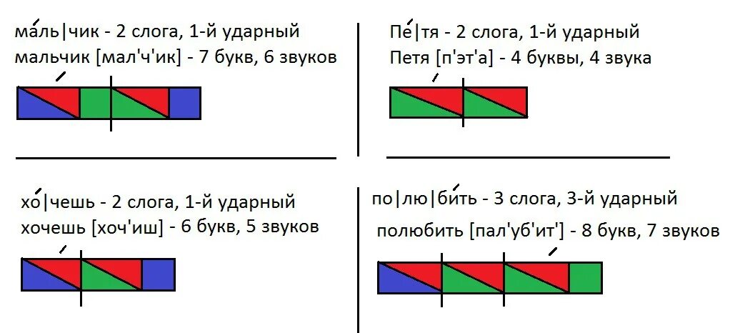 Анализ слова тюльпан