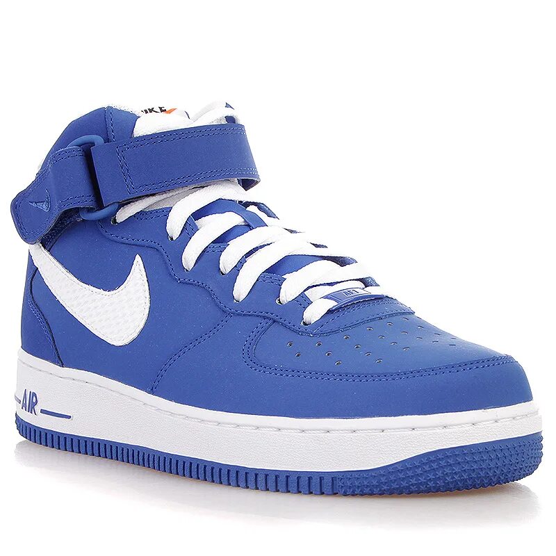 Кеды Nike Air Force 1 Mid. Найк АИР Форс 1 синие с белым. Nike Air Force 1 Mid Blue. Найк АИР Форс 1 высокие синие. Найк синие мужские