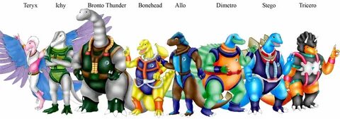 The Main Characters of DINOSAUCERS are here! 