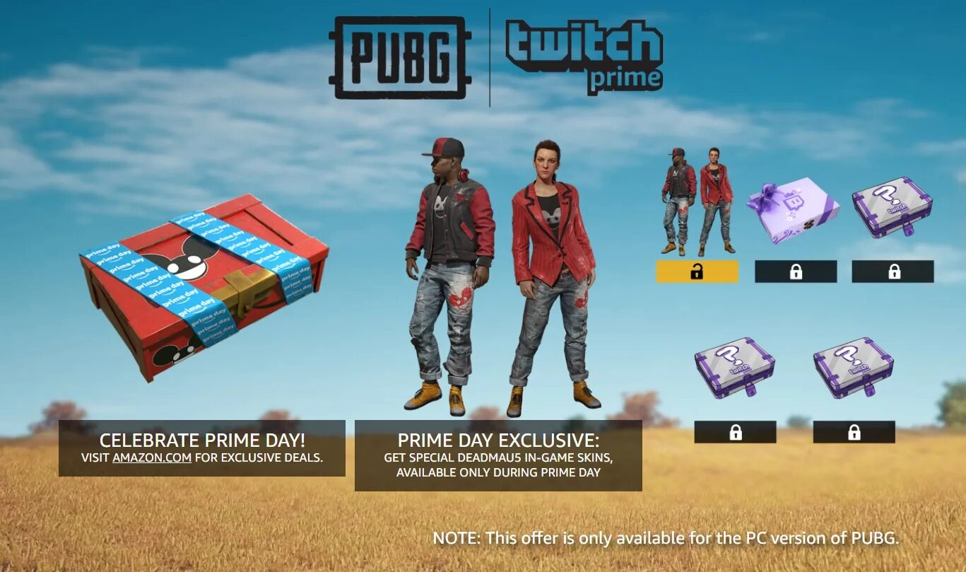 Amazon pubg. Твич Прайм сет ПАБГ. Twitch Prime PUBG. Твич ПАБГ. PUBG Амазон.