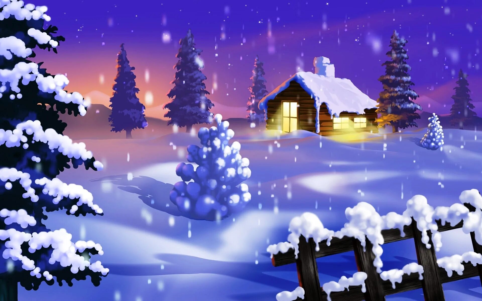 Рождество снег песня. Новогодний пейзаж. Зимний новогодний пейзаж. Сказочная зима. В новогоднем лесу.