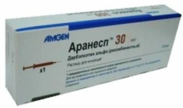 Дарбэпоэтин Альфа 30 мкг. Аранесп 30 мкг шприц. Аранесп раствор 300 мкг. Аранесп р-р для инъекций 30 мкг 0,3 мл. Дарбэпоэтин альфа