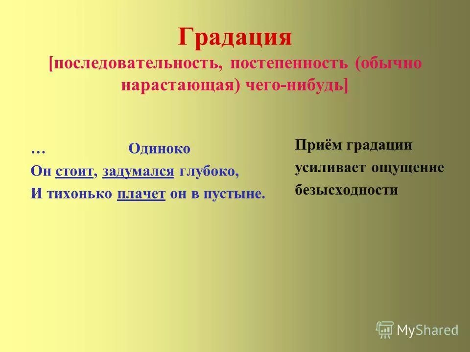 Градация. Градация в литературе. Градация это прием. Градация примеры. Заголосить зарыдать заплакать средство выразительности