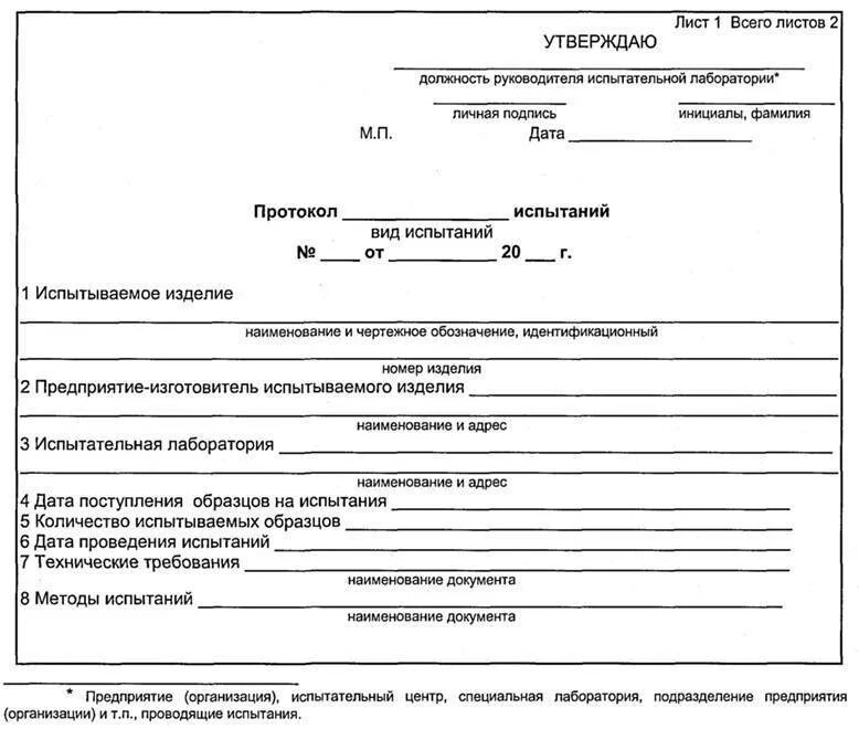 Акт дополнения. Форма протокола испытаний. акт испытания продукции образец. форма протокола типовых испытаний гост. форма протокола испытаний средств защиты заполненный образец.
