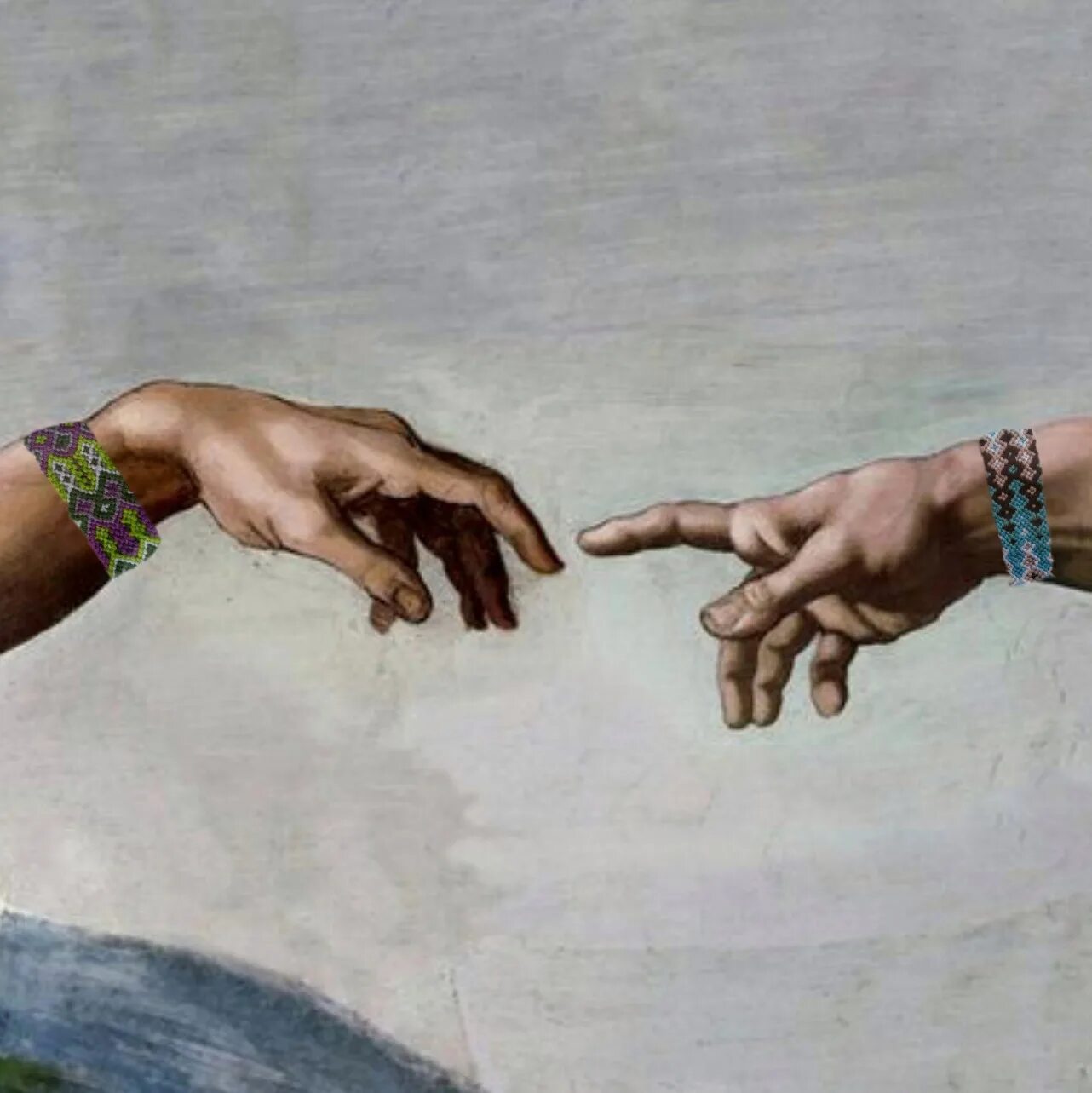 Человек соприкасается с искусством с самого рождения. Микеланджело Буонарроти Сотворение Адама. Леонардо да Винчи Сотворение Адама руки. Рождение Адама Микеланджело.