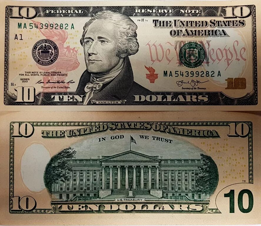 Банкноты долларов США. Купюра 10 долларов США. 10 Американских долларов. Долларовые банкноты в обращении. Купюры доллара старого образца
