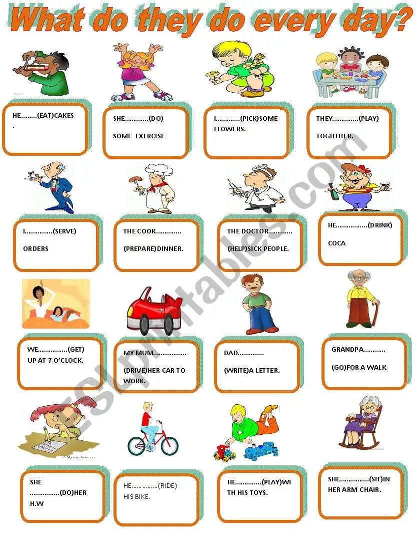 What for do they. What do you do every Day Worksheets. What do you do задания. What do you do every Day for Kids. What do they do every Day.