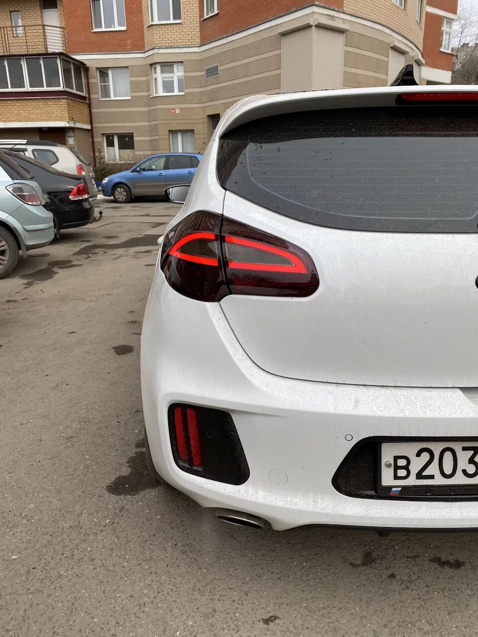 Киа сид задние фонари тюнинг Спойлер или заднее антикрыло KIA Ceed (1G), 2 л, 2007 года тюнинг DRIVE2