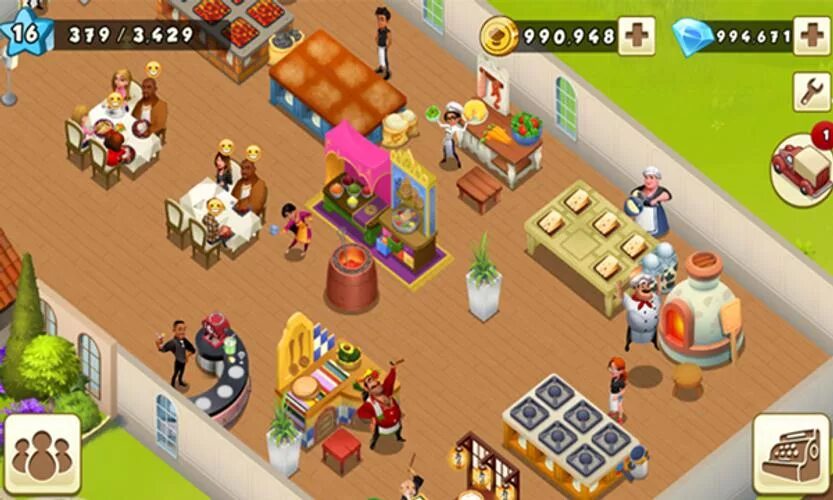 Взломанный world андроид. Игра World Chef ресторан. Игры social point. Chef,s ned игра.