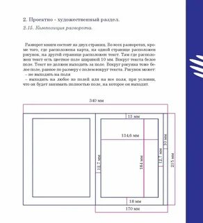 Разворот размер