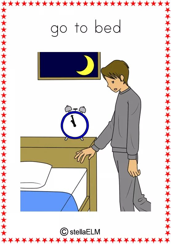 Did you go to bed. Go to bed flashcard. to bed. картинка go to bed. go to bed карточки.