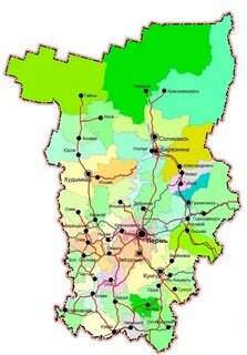 Пермский населенные пункты