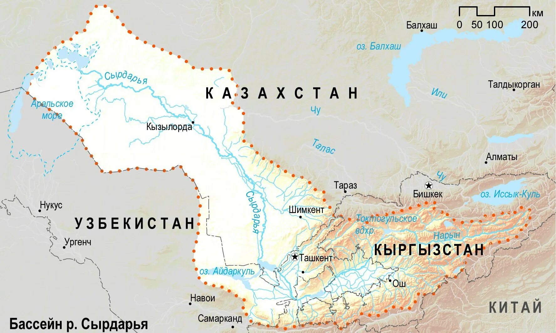 Бассейн реки Сырдарья. Реки Амударья и Сырдарья на карте. Реки Амударья и Сырдарья.