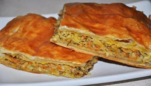 Начинка рыбного пирога с рисом