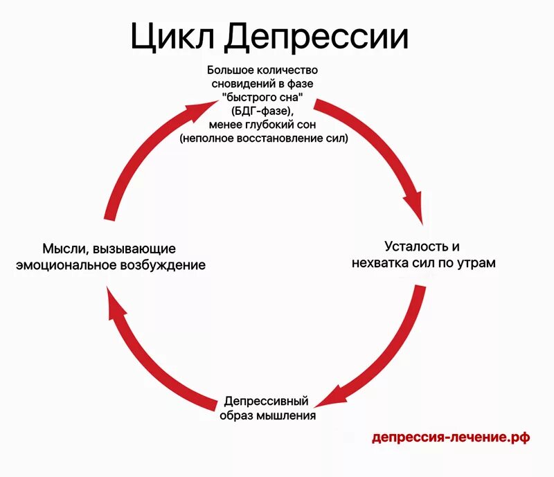 Схема лечения депрессии. Депрессия схема. Схема выхода из депрессии. Цикличность депрессии. Три составляющих ночи