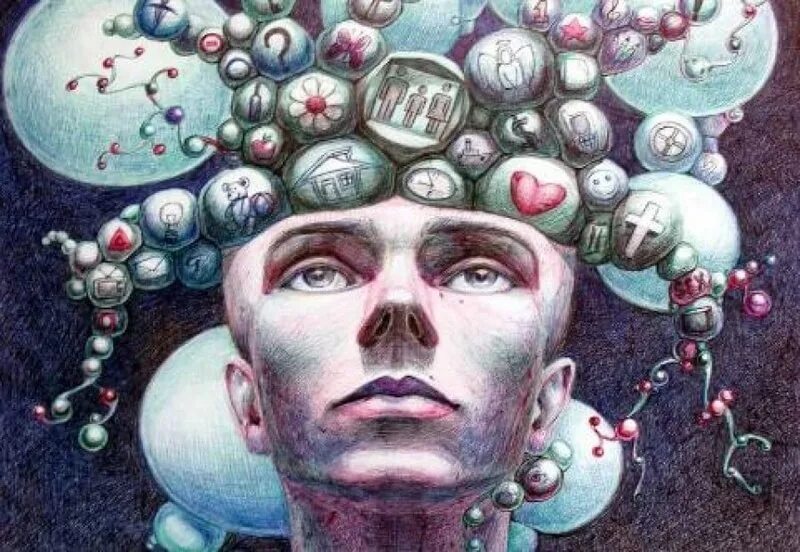 Непостижимый уму человека. Мысли в голове арт. Фантазия в голове. Мир в голове. Идея в голове.