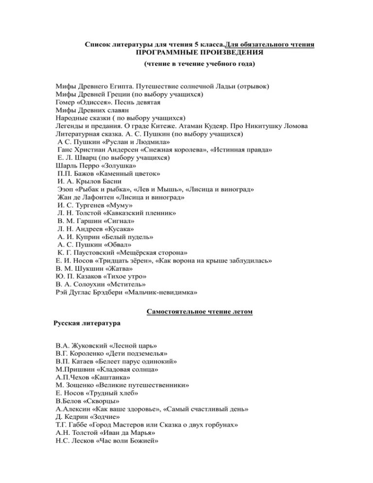 Список литературы для 5 класса на лето школа России ФГОС. Чтение на лето 5 класс список литературы школа России. Список литературы для 5 класса для внеклассного чтения школа России. Список литературы на лето 5 класс Коровина ФГОС. Произведения прочитанные в 5 классе