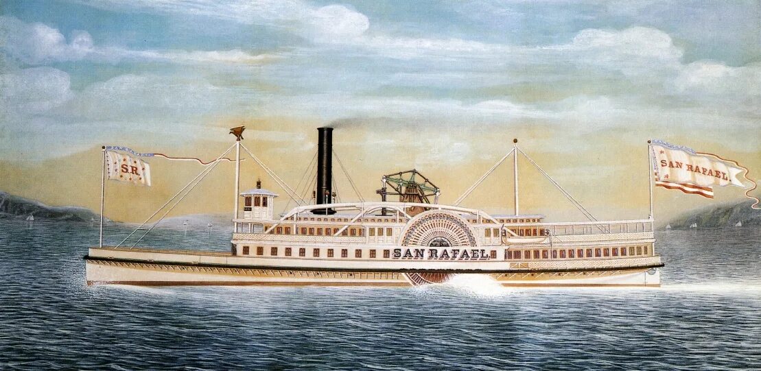 Как назывался пароход из сан франциско. Steamboat. Steamboat Dalman 1881. San Bard.