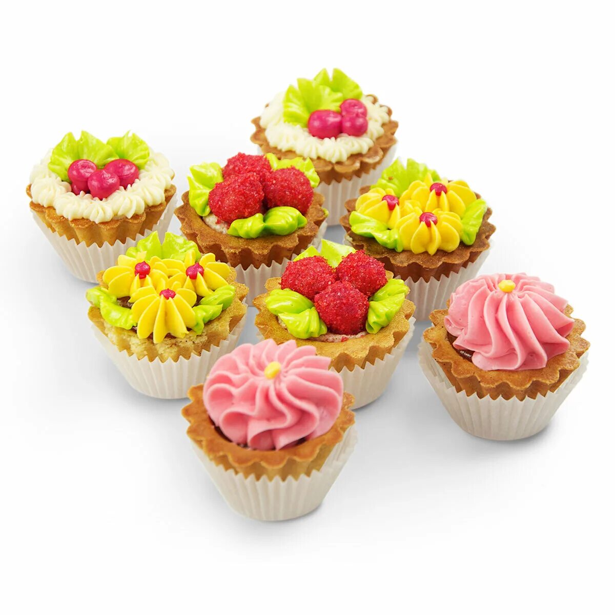 эклеры птифуры. пирожные с доставкой. ассорти мини пирожных. мини пирожное. пирожные набор.