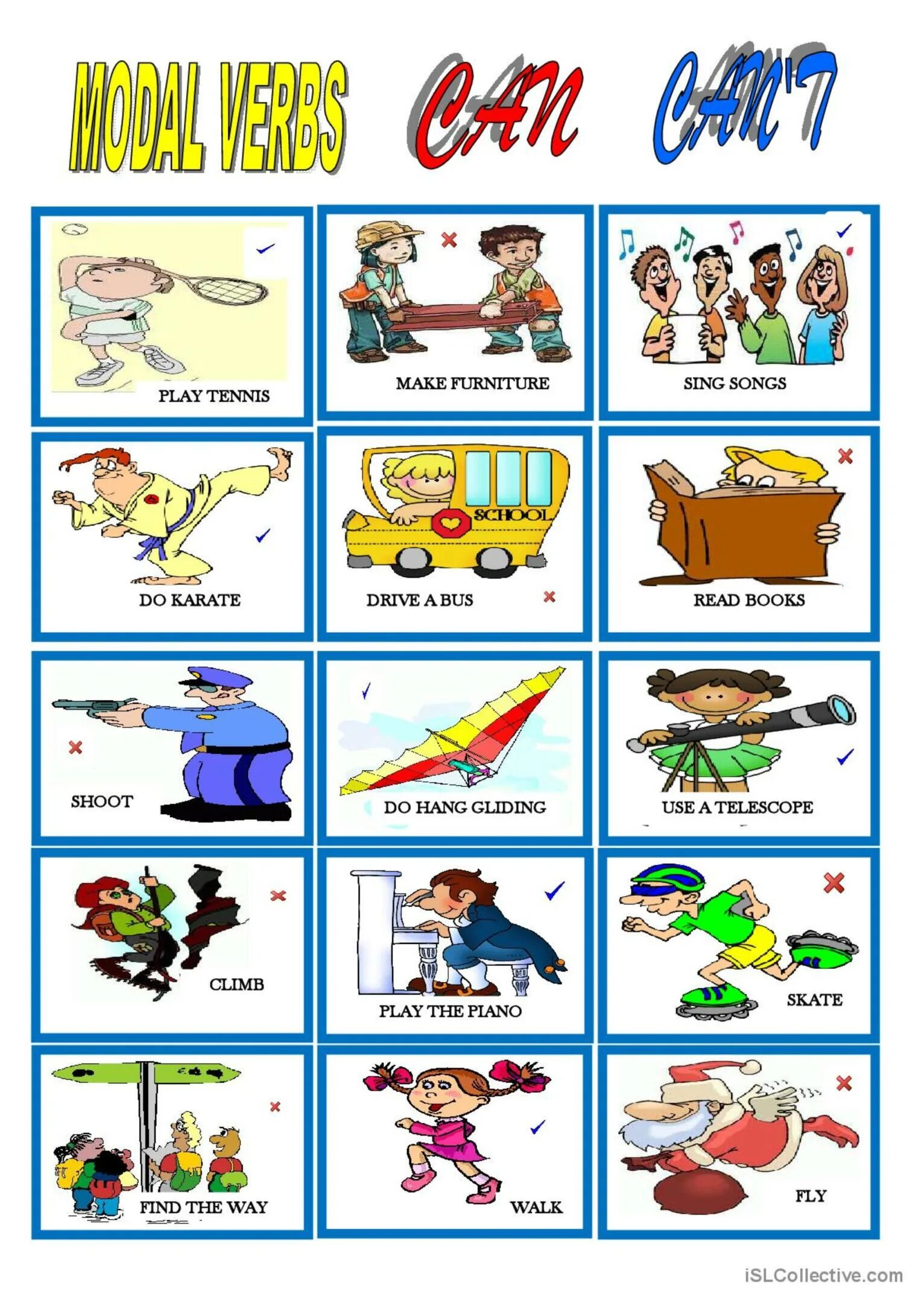 Модальные глаголы Worksheets. Модальный глагол can Worksheets. Глагол can Worksheets. Модальный глагол can cant. Activities i can