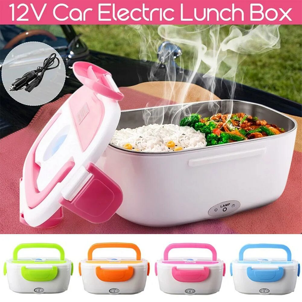 Ланч бокс с подогревом Electric lunch Box 12в. KP-248 электрический ланч бокс с подогревом car lunch Box *33*. Контейнер для еды с подогревом Electric lunch Box голубой. KP-244-A контейнер для еды с подогревом Electric lunch Box KP-467.