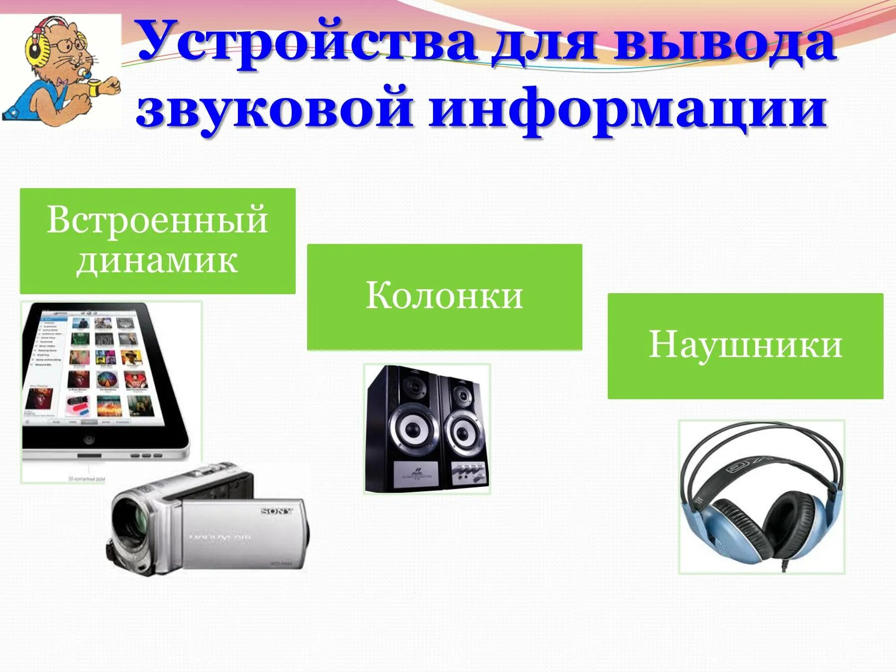 Устройства ввода и вывода информации. Ввод и вывод информации. Ввод и вывод информации на компьютере. Устройства ввода и устройства вывода информации. Для ввода графической информации используются