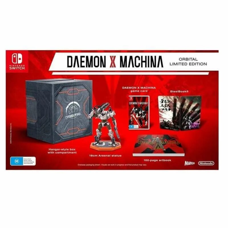 Switch daemon. Daemon x machina – day one edition (switch). under the skin limited edition nintendo switch. игра для switch daemon x machina + саундтрек (английская версия).