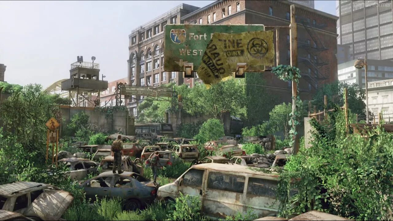 Town of us 3 3 2. The last of us 2 город. Постапокалипсис the last of us 2. Зе ласт оф АС город. Ласт оф АС 2 локации.