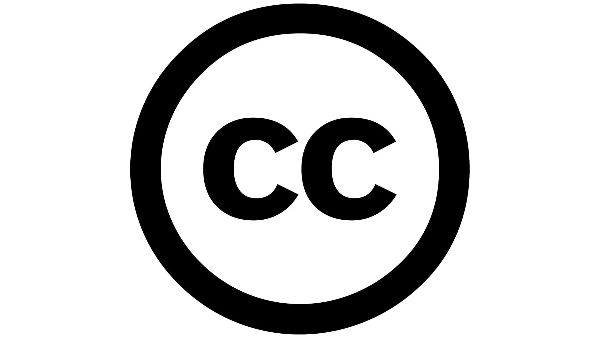 Creative Commons знак. Логотип cc. Лицензии Creative Commons.