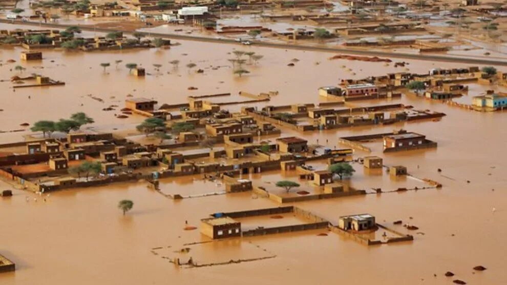 Судан наводнение. Паводок на Ниле.