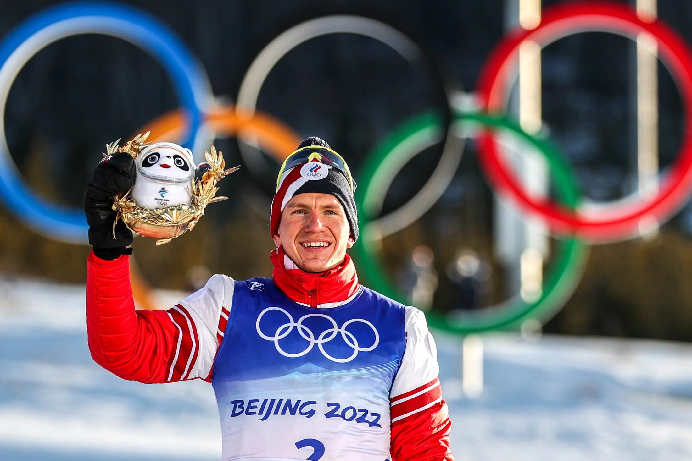 Олимпийский лыжник Большунов. Российский олимпийский лыжник