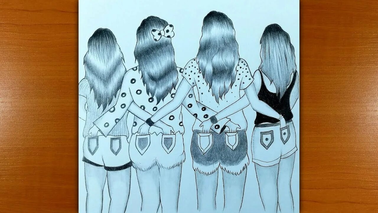 Draw four. Поп best friends персонаж. draw 4 friends. как рисовать бест френдс раскладной.