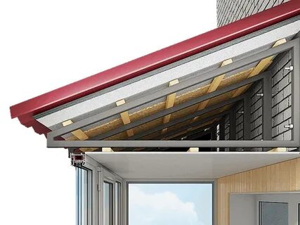 Крыша над балконом своими руками: как сделать ремонт и утепление.