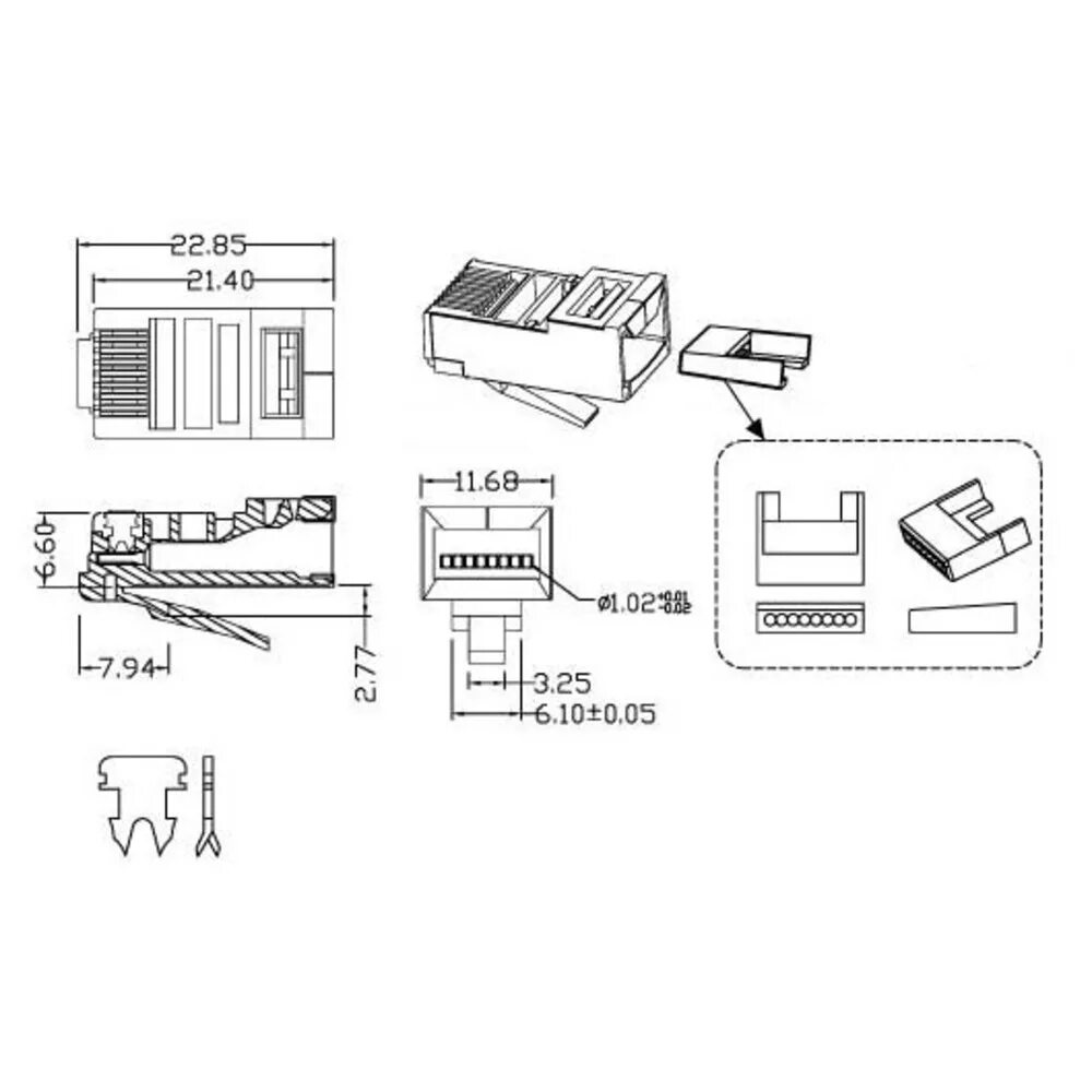 Plug 8p8c u c5 sh. Разъем Hyperline/Plug-8p8c-SV-c5. Plug-8p8c-SV-c5-sh. Разъем Hyperline RJ-45 Plug-8p8c 623937. Разъем rj45 Hyperline Plug-8p8c-SV-c5-sh.