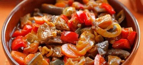 Рагу из баклажанов с мясом