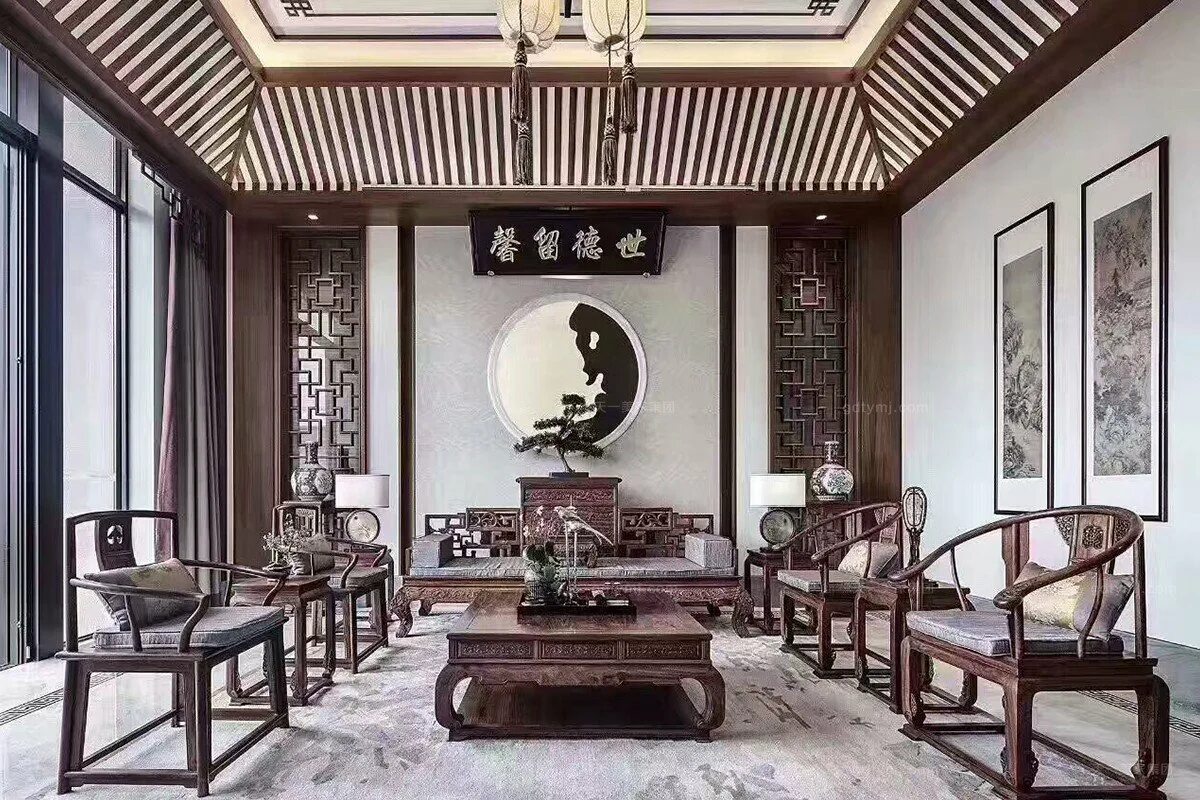 Интерьер китайского дома. Едальни древнего китая интерьер. xuande hall чайный домик китай. нео азиатский стиль архитектура. китайский стиль в интерьере.