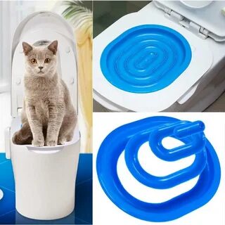 Для приучения кота к унитазу