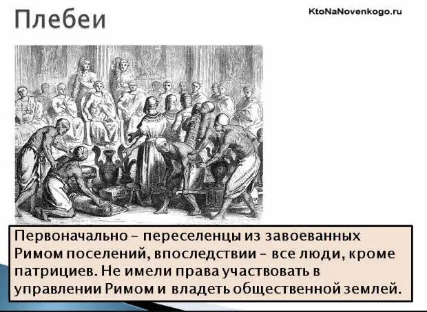 Плебеи. Плебеи это. Кто такой плебей. Какие утверждения характеризуют сословие плебеев